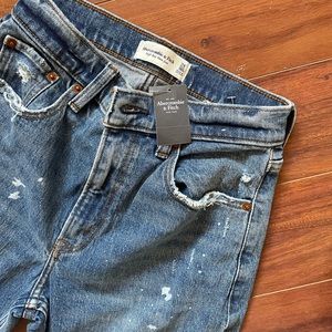 New Abercrombie high waisted jeans